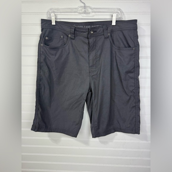 Prana men’s gray shorts. Size 36X11. - Picture 1 of 6